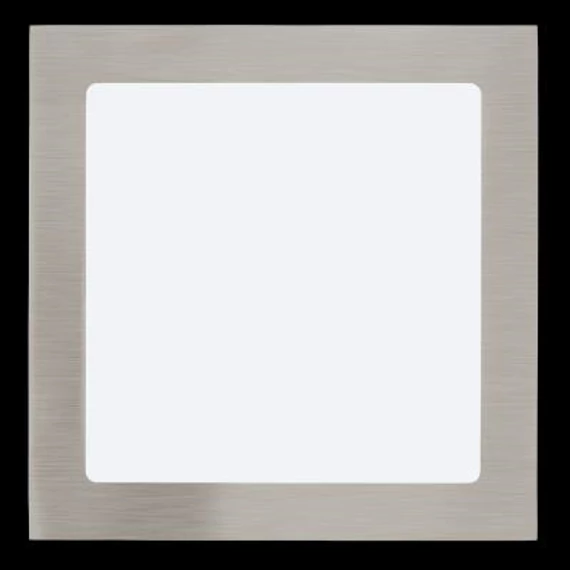Mennyezeti LED lámpa beépíthető, 18W, 4000K, mattnikkel, Fueva 22,5cm szögletes (31678)