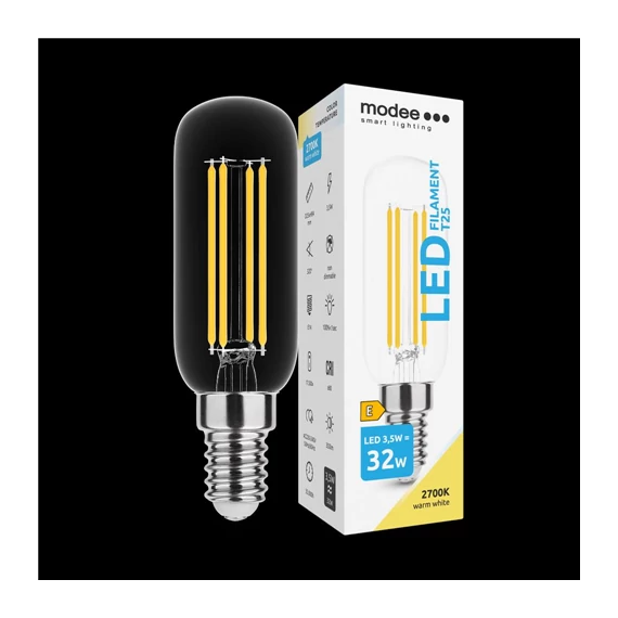 LED izzó Filament Modee LED T25 3,5W E14 360° 2700K (350 lumen) 