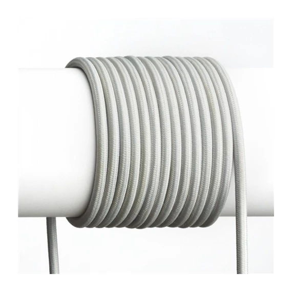 Textilkábel szürke 2x0,75mm2 MTK