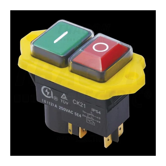 Biztonsági kapcsoló 5PIN, IP54, 250VAC, 12A/AC3 (SSTM-045)