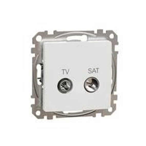 Új Sedna TV/SAT aljzat, végzáró, 4 dB, fehér (SDD111471S) Schneider