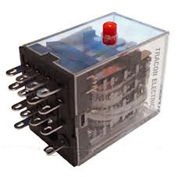 Relé 12V DC 4 váltó (RM14-12DC)