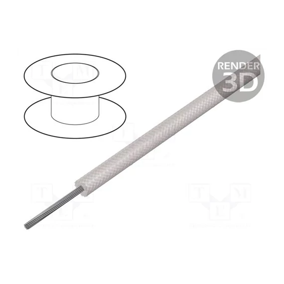 Vezeték ÖLFLEX® HEAT 700 SC; 1x2,5mm2; sodrott; Cu-réz; üvegszál (HEAT700SC-2.50)