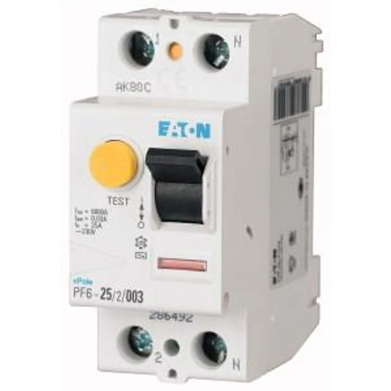 EATON Fi-relé 2P 25A 300mA AC PF6-25/2/03 (235755) (286494)