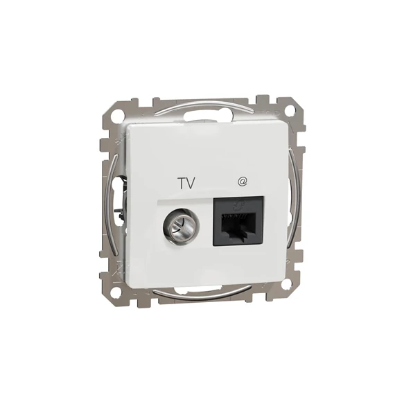 Új Sedna UTP TV/ RJ45 Cat6 aljzat fehér (SDD111469T)