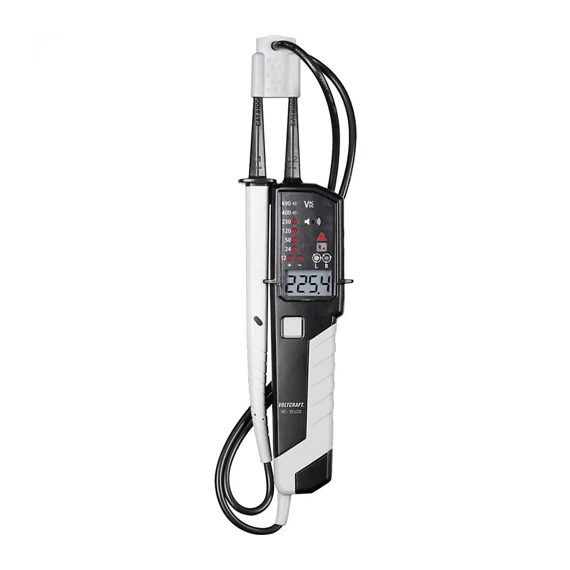 Feszültségvizsgáló LED-es és LCD-s kijelzővel 0 - 690V AC/DC Voltcraft VC55 LCD (1188073)