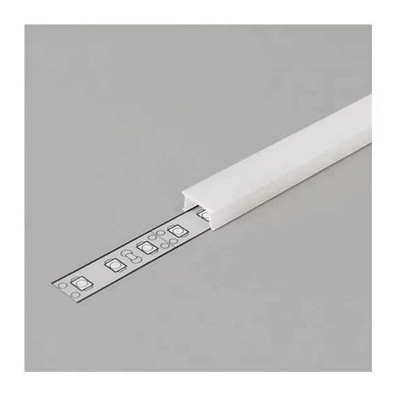 Led szalaghoz alu profil fedél opál C4  klikk 2m/szál (H7000638)