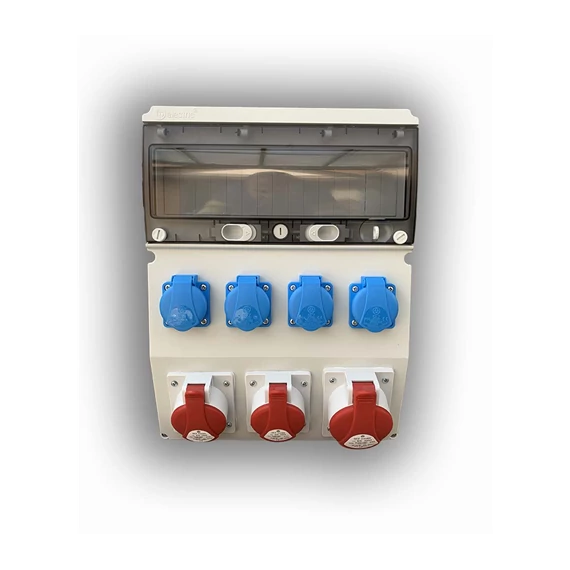 Ipari kombi 4x230V+2x5p16A+1x5p32A 15modulhely (EG7-4Ü)