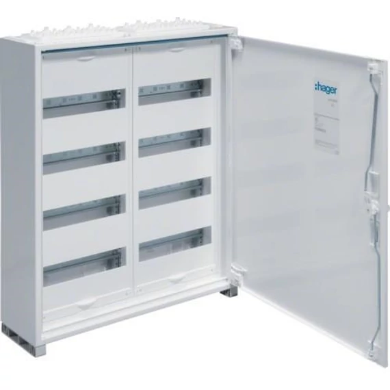 Hager FWB42 96modul, 4 sor, 650x550x161mm, teli ajtóval, IP44, falon kívüli, Univers