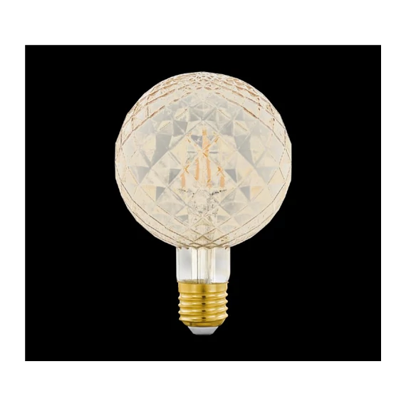 LED izzó E27-LED-G95 2,5W 200 lm 2200 K borostyán Mid Size fényforrás fényerőszab. (110118) EGLO  