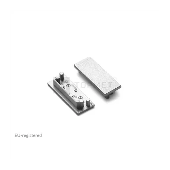 Led szalaghoz alu profil végzáró Vario30-01 ezüst (V4870040) 2db/pár 