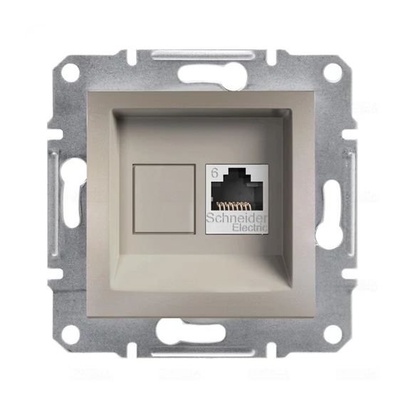Asfora 1xRJ45 bronz Cat6 kerettel (EPH4700169)