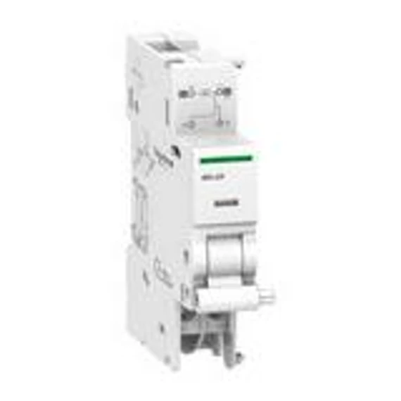 Munkaáramú kioldó iC40/iC60/iC65/iDPN/ARA/RCA-hoz 1-v 6A 415V AC/DC 1modul Acti9 iMX-OF Schneider (A9A26946)