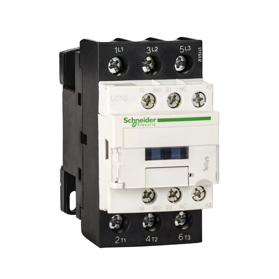 Mágneskapcsoló 11kW/25A (400V, AC3), csavaros csatlakozás, 1Z+1NY, AC Schneider LC1D25Y7 