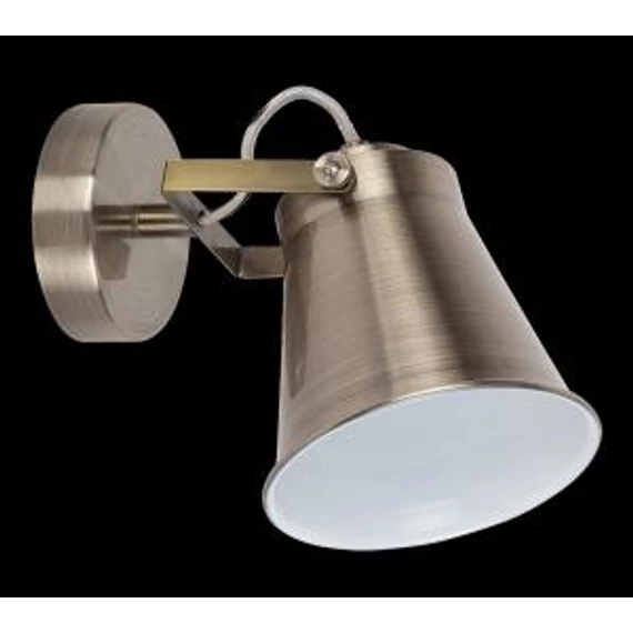 Szpot 1-es E27, max.60W, bronz-fehér, Martina (6516)