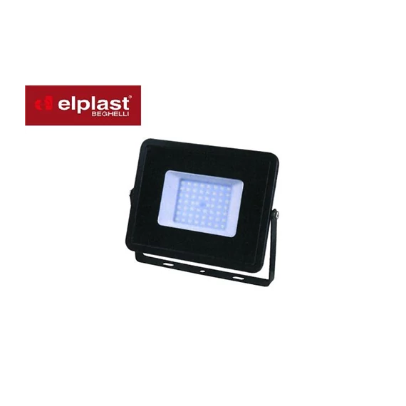 Led reflektor 30W 2700lm IP65 hidegfehér, fekete, LITE SEF, Elplast
