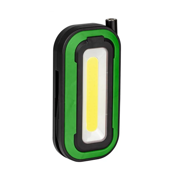 Akkumulátoros LED kézi lámpa 10+2W, 6500K, 3,7V, 1800mAh, 500/110lm, 4h, IP44 (STLS10W)