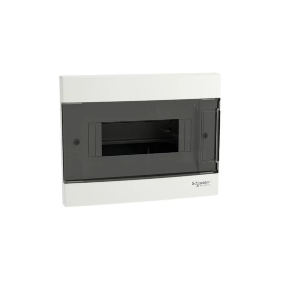 EASY9 elosztó süllyesztett 8 modul füst színű ajtó IP40 PE/N sínnel (EZ9EUA108)