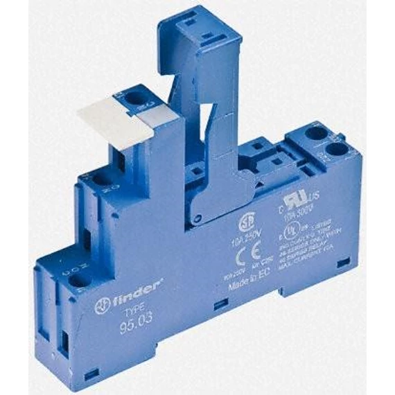 Relé foglalat finder ts35-ös k sinre (95.03)