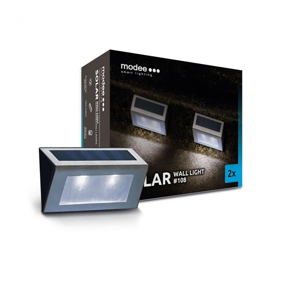 Modee Lighting LED Fali Szolár Lámpa 108 (2db/doboz) (ML-WS108)