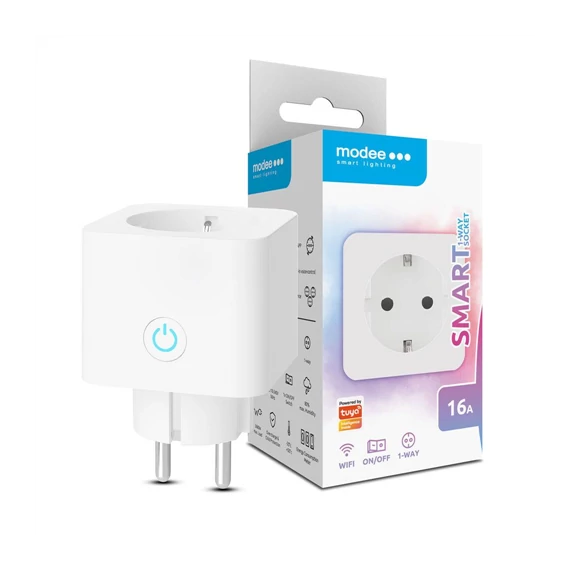 Modee Smart Dugalj SP (Tuya Wi-Fi) 16A fogyasztásmérővel (MSC-SPC)