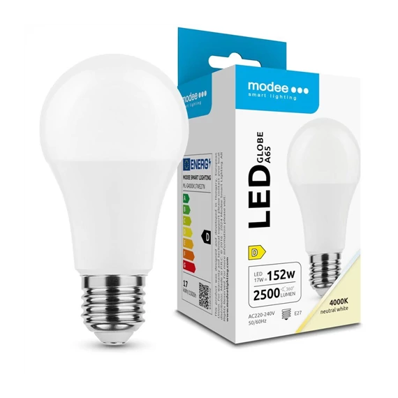 Modee Lighting LED Izzó Globe A65 17W E27 200° 4000K 2500lm (ML-G4000K17WE27N)