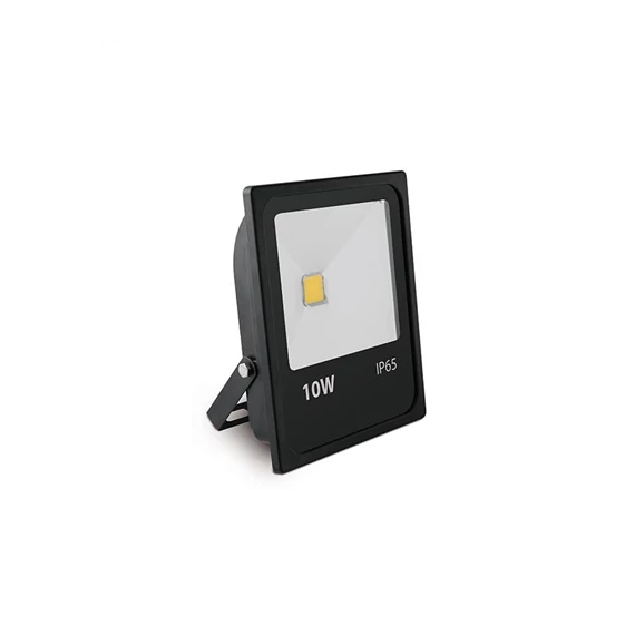 Led reflektor 10W 600lm IP65 melegfehér, fekete, Slim, INNOVO