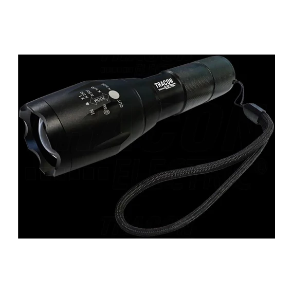 LED kézilámpa akkumulátoros állítható fókusszal 4,5 W, 500 lm, 3 h, 3,7 V, 1500 mAh 18650 Li-Ion (KL600B)(CREE T6)