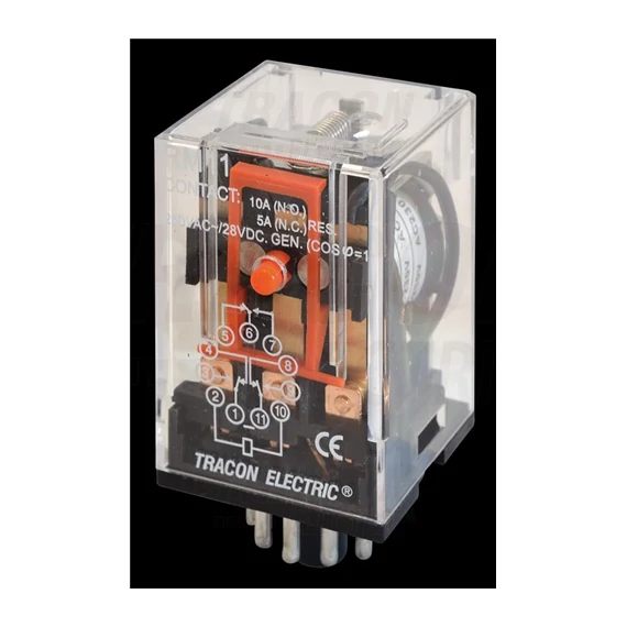 Relé miniatür 24V DC / 3×CO, (3A, 230V AC / 28V DC)