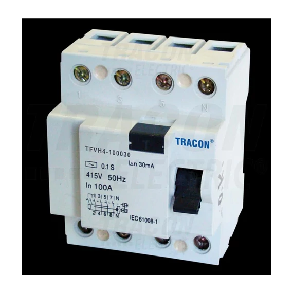 Fi-relé Trac.4P 100A 30mA (TFVH4-100030)