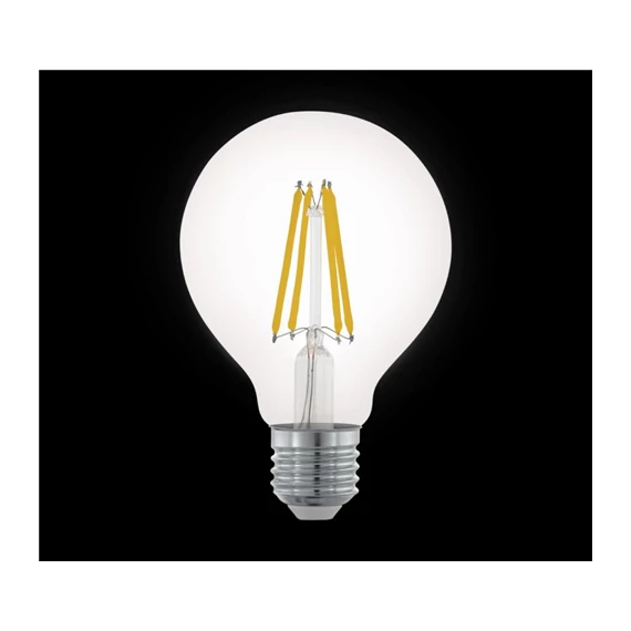 LED izzó E27-LED-G80 806 lm 2700 K átlátszó fényforrás (110023) EGLO 