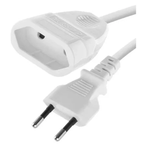 Hosszabbító 1,5 m / 1 aljzat / fehér / PVC / 0,75 mm2 Emos (P01301)