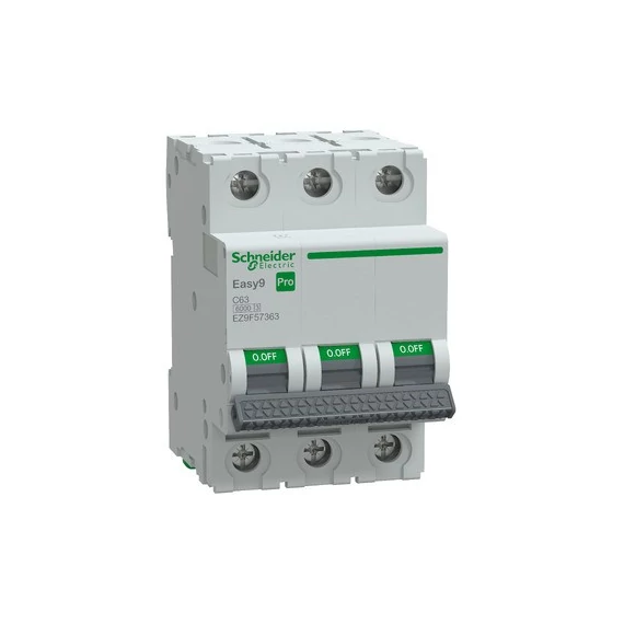 EASY9 PRO Kismegszakító 3C 63A 6kA Schneider (EZ9F57363)