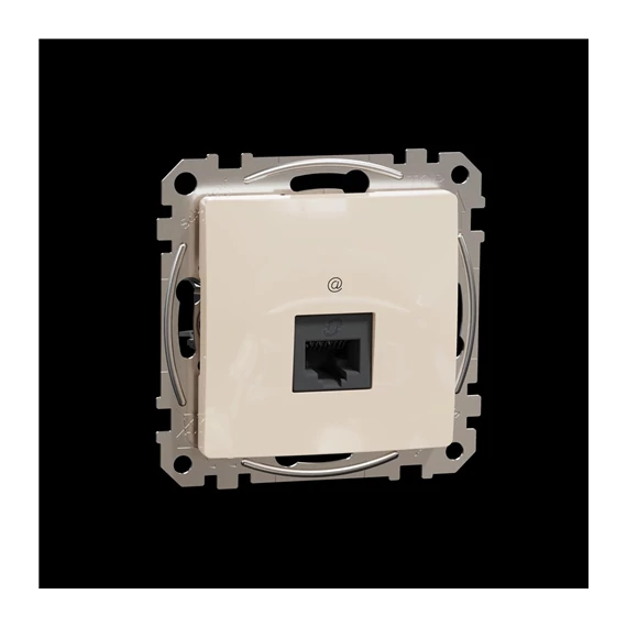 Új Sedna UTP RJ45 Cat5e dugalj sülly.bézs (SDD112451)