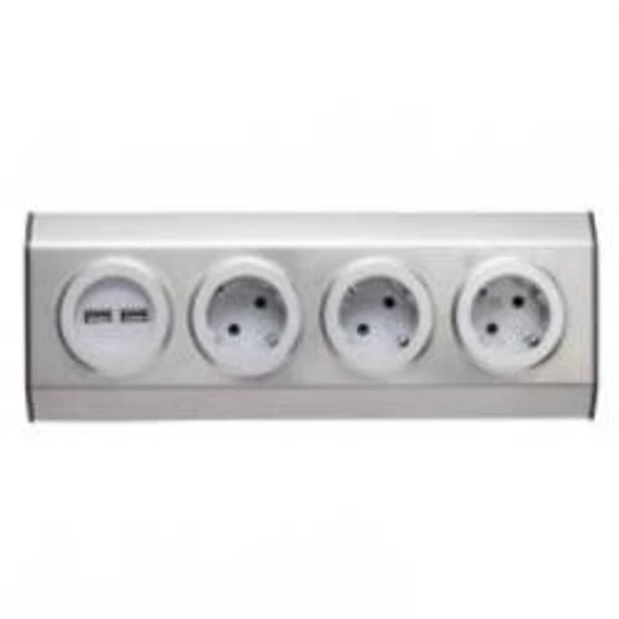 Elosztó konyhai 3-as 2xUSB vezeték nélkül