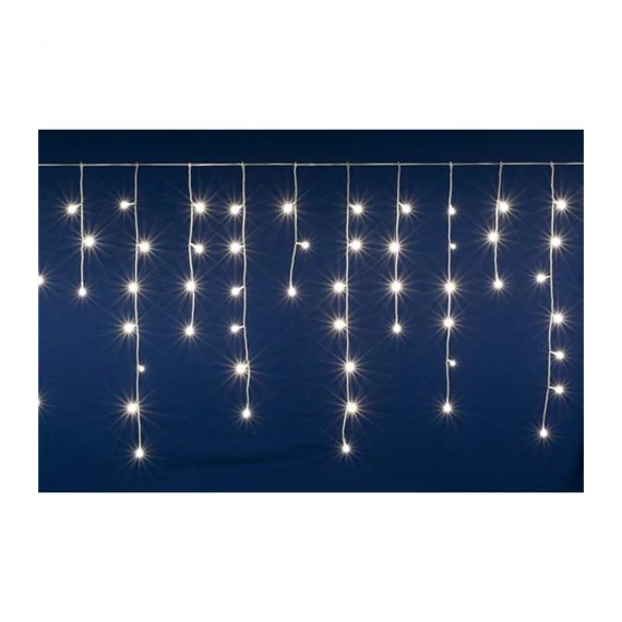 LED jégcsap fényfűzér sorolható 10m 400led WW