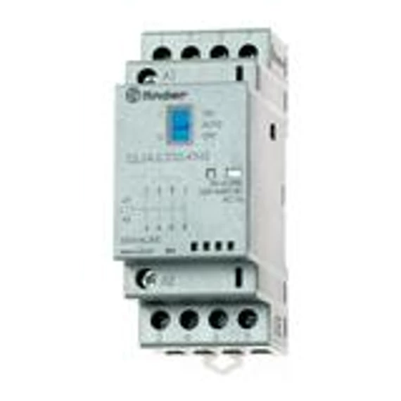 Mágneskapcsoló 25A 250-440V AC 3-z 1-ny 24V AC/DC FINDER (22.34.0.024.4740) 