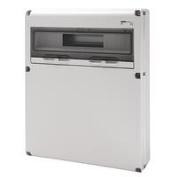 GW.elosztó 20mod. 63A/400V teli előlap IP65 szürke 68Q-DIN 560x450x120 (GW68012N)