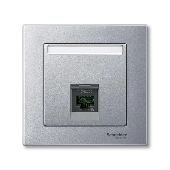 Mert.System-M RJ45 UAE/IAE fedél alu címketartóval (MTN465860)