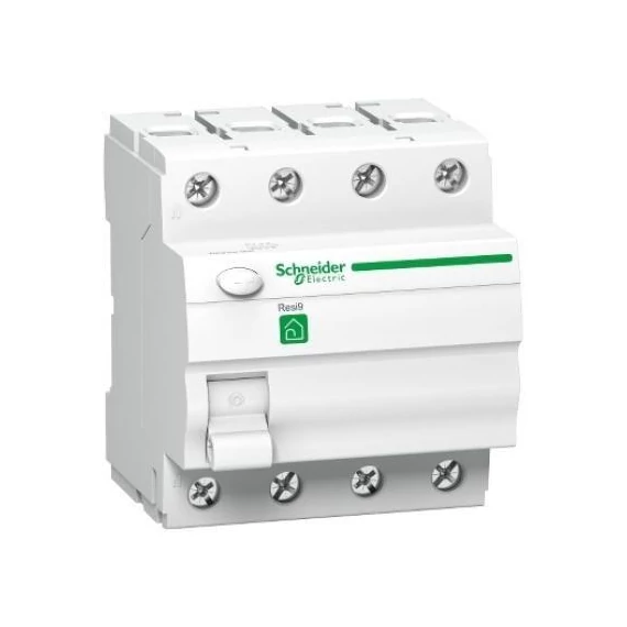 Fi-relé R9 4P 63A 30mA; AC-típus Schneider (R9R11463)