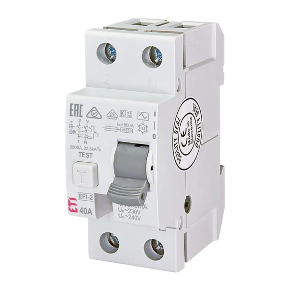 ETI áram-védőkapcsoló 2P 40A 300mA AC (2064123)