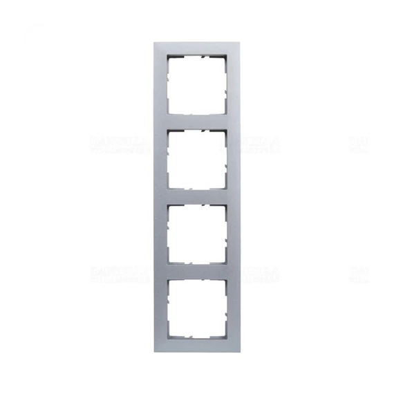 SUNO 4-es keret alumínium (L721514) Legrand