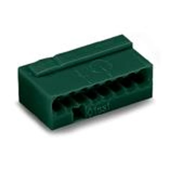 Vezetékösszekötő 8-pólus 6A 100V sötétszürke Micro WAGO (243-208)