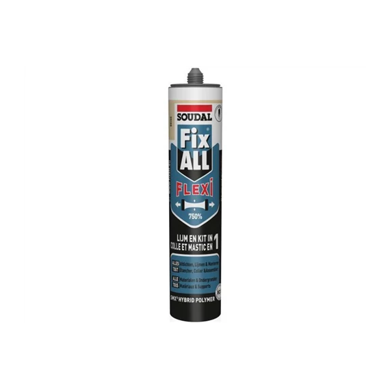 SOUDAL hibrid polimer tömítő-ragasztó Fix ALL Flexi bézs 290ml (106324)