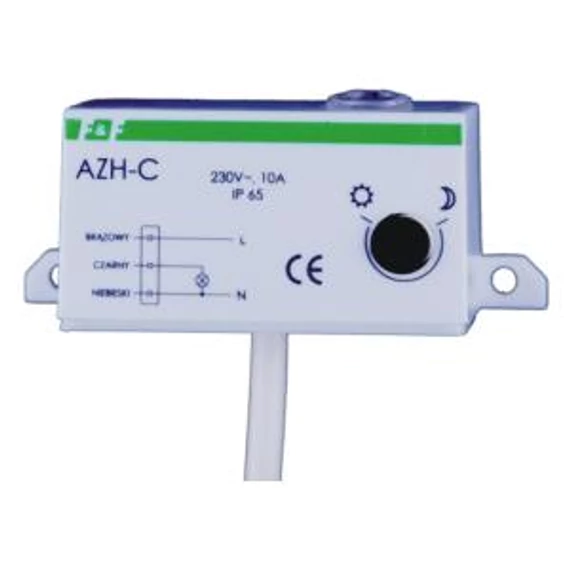 Alkonykapcsoló mini 230V, 10A, IP65 állítható (AZH-C) 