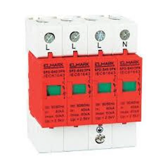 Túlfeszültség levezető 3p+N 40kA Elmark SPD-B40/3pN