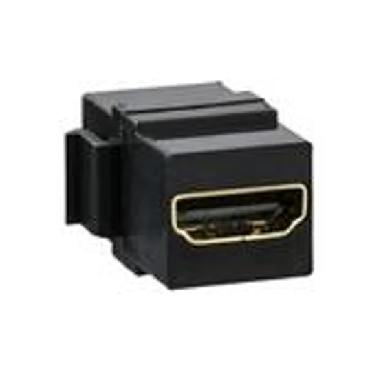 Merten HDMI betét adapterrel fekete címketartó nélkül (MTN4583-0001)