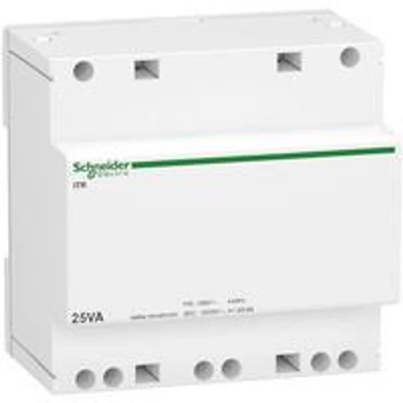 Biztonsági transzformátor 25VA 230VAC 12-24VAC A9A15219 ACTI9 Schneider
