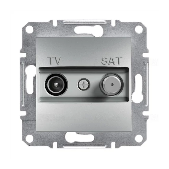 Asfora antenna aljzat TV-SAT alu süllyesztett 2 kimenet (EPH3400461)