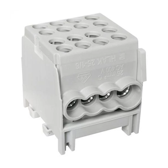 Sorkapocs zárt szürke, HLAK25-1/6M2, müa.alj, fővezetéki 2x25mm2+6x16mm2 (2080173)